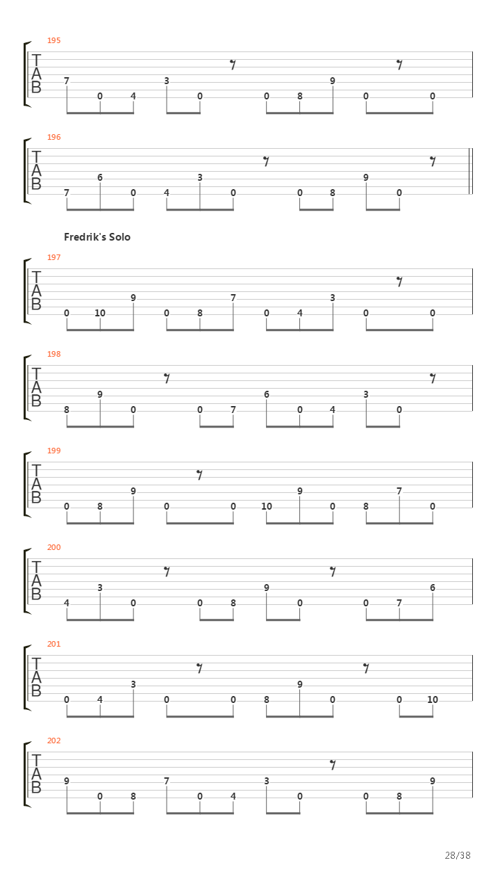 Dancers To A Discordant System吉他谱