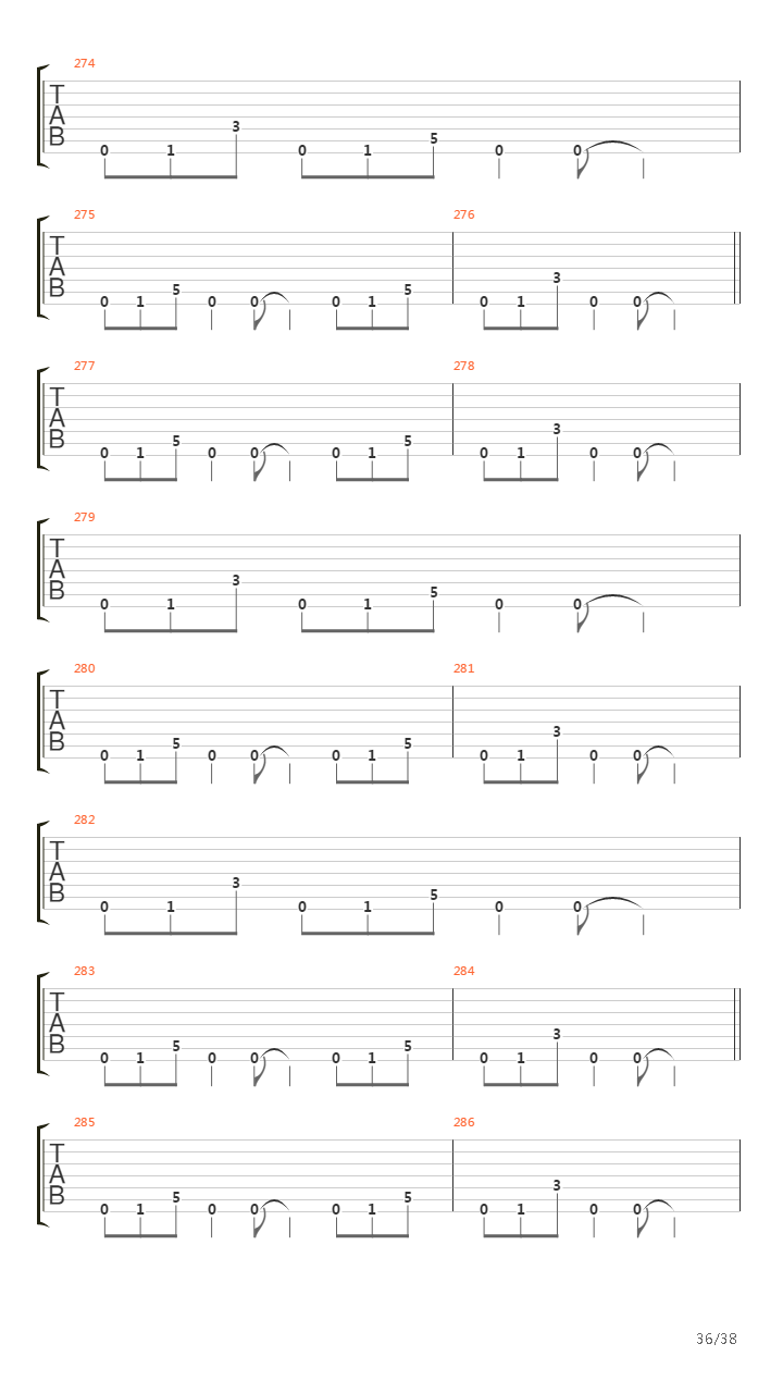 Dancers To A Discordant System吉他谱