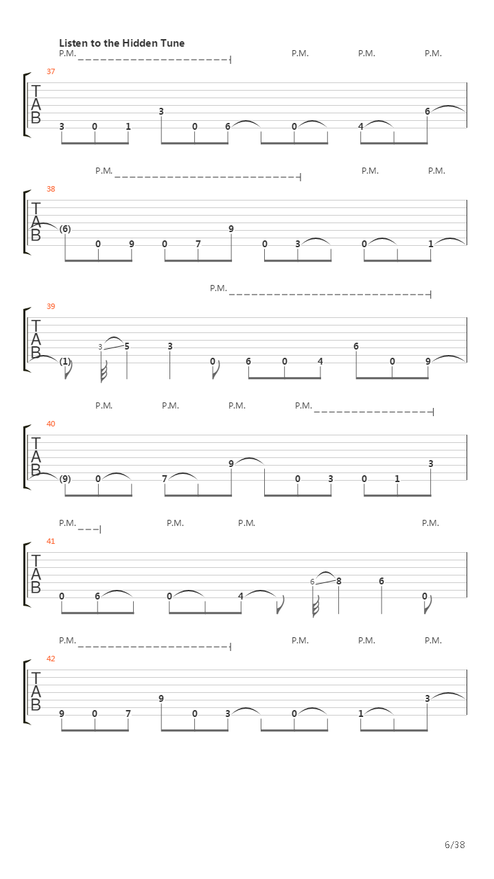 Dancers To A Discordant System吉他谱