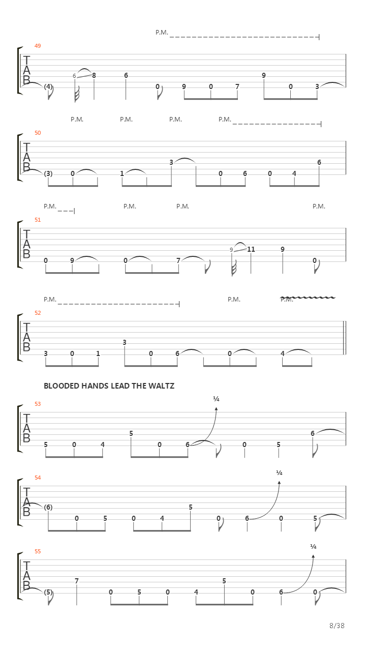 Dancers To A Discordant System吉他谱