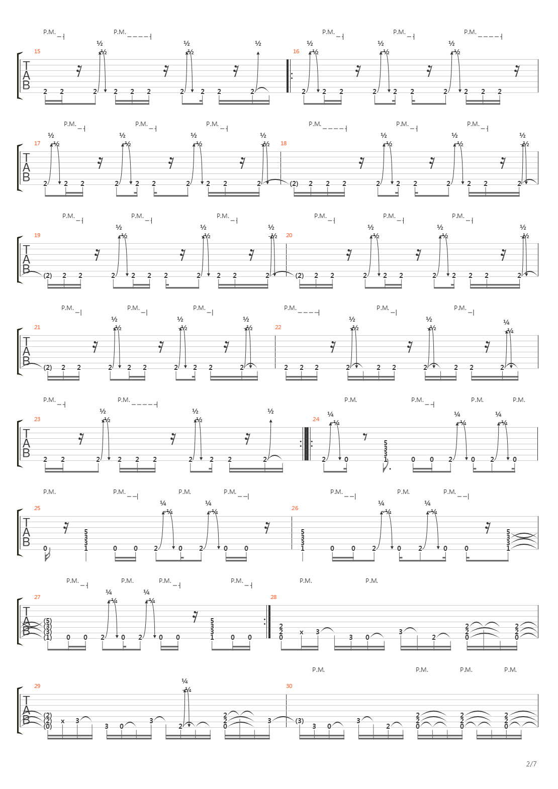 Elastic吉他谱