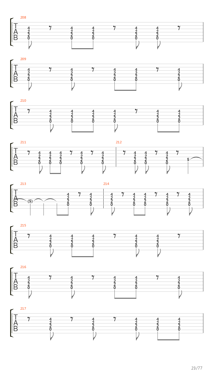 I吉他谱