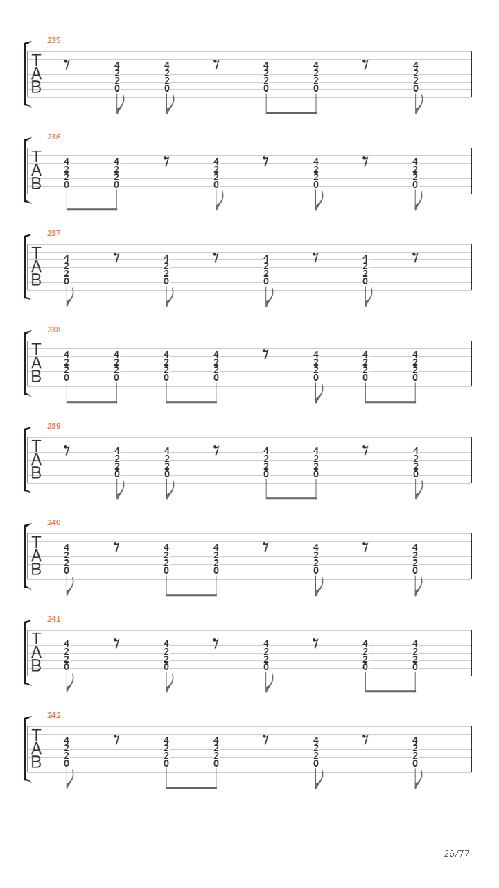 I吉他谱