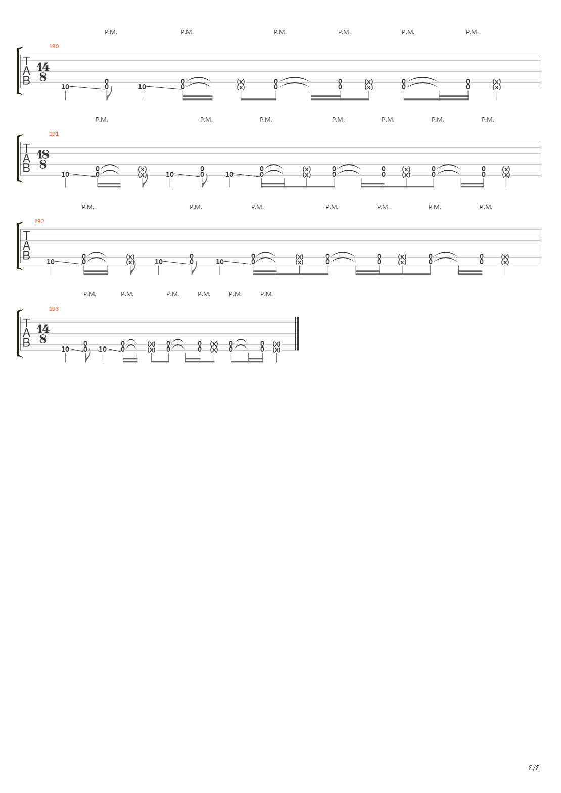 Marrow吉他谱