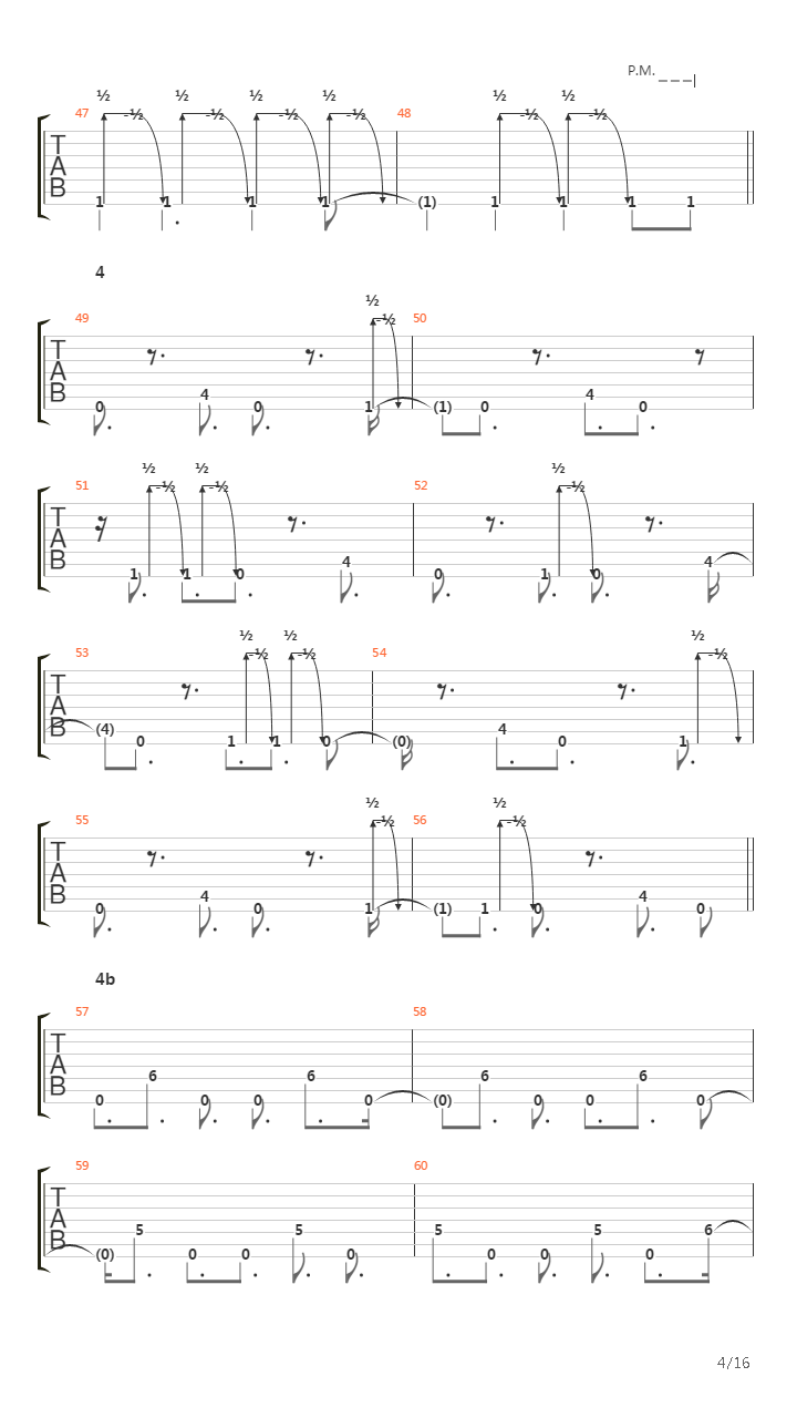 Nebulous吉他谱