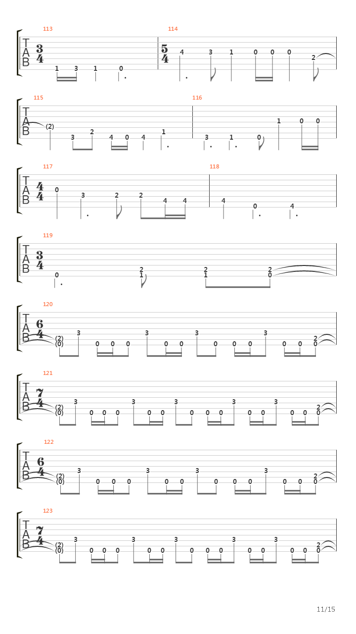 Obzen吉他谱