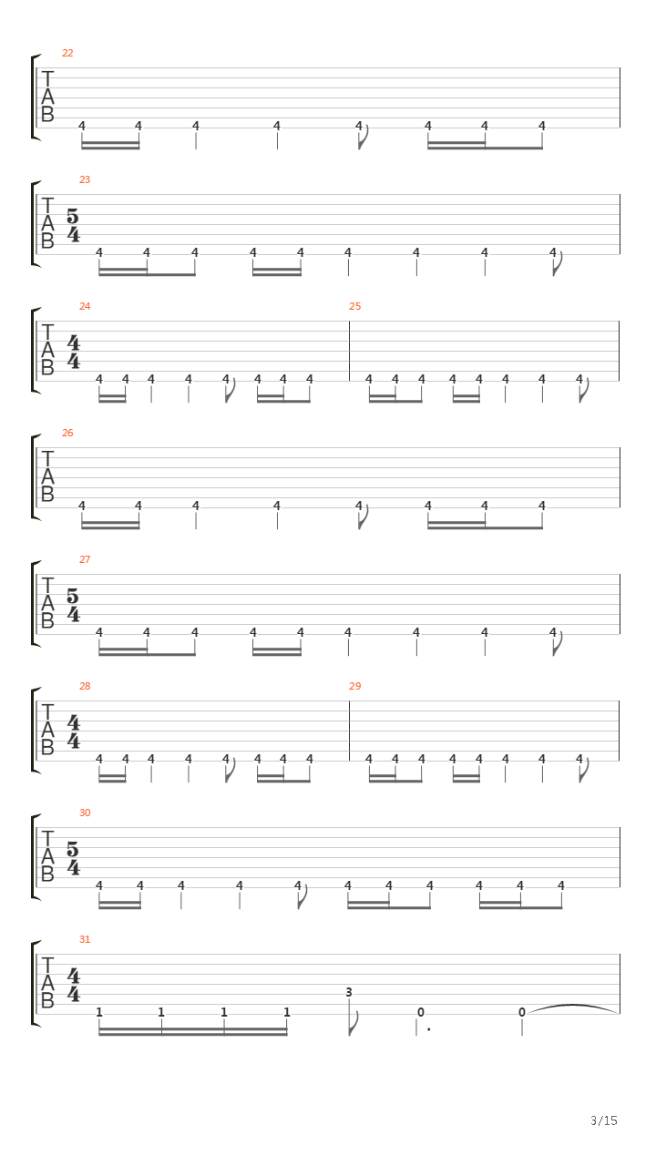 Obzen吉他谱