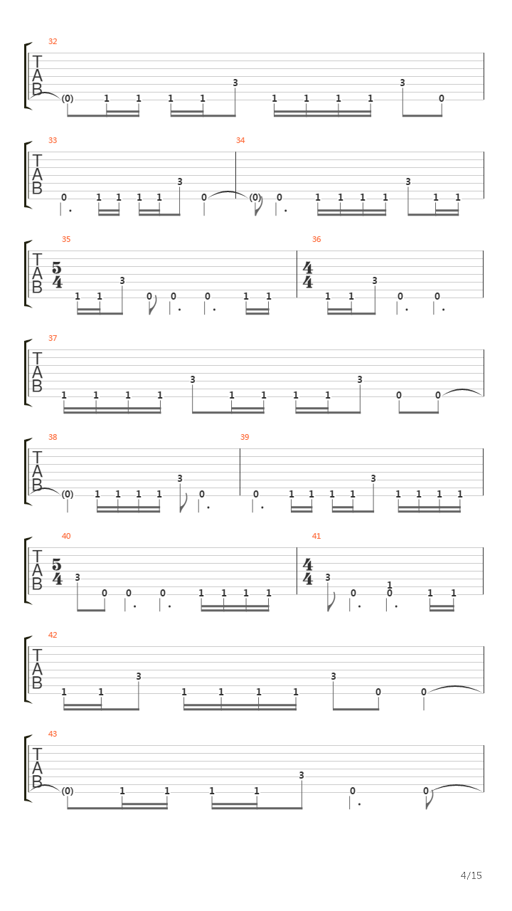 Obzen吉他谱