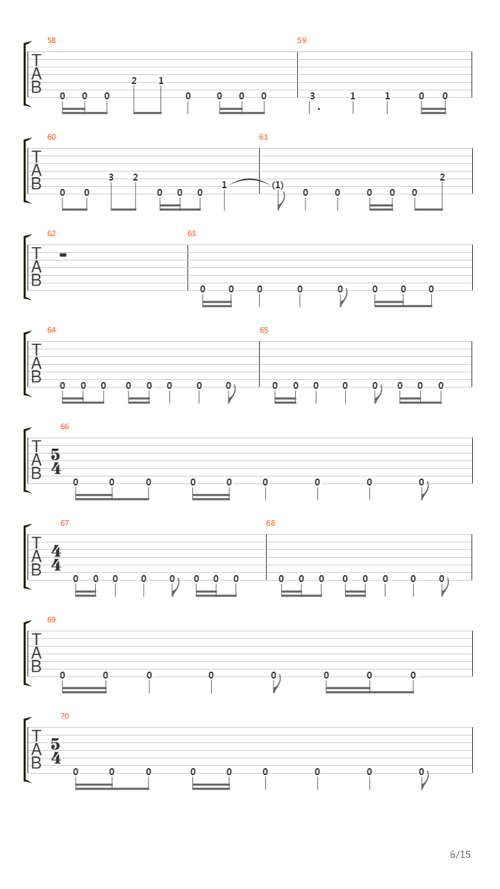 Obzen吉他谱