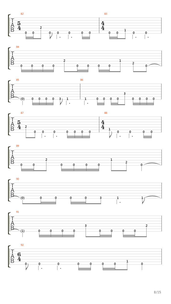 Obzen吉他谱