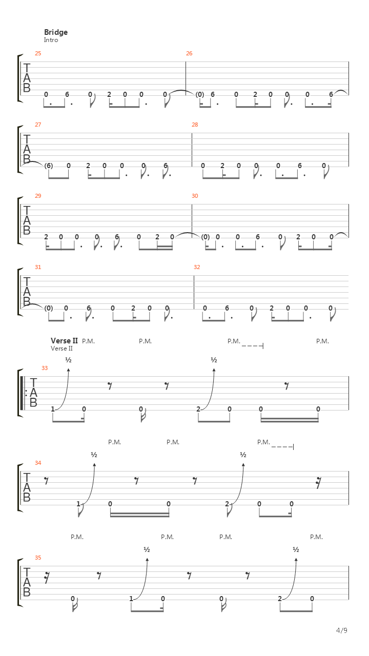 Perpetual Black Second吉他谱