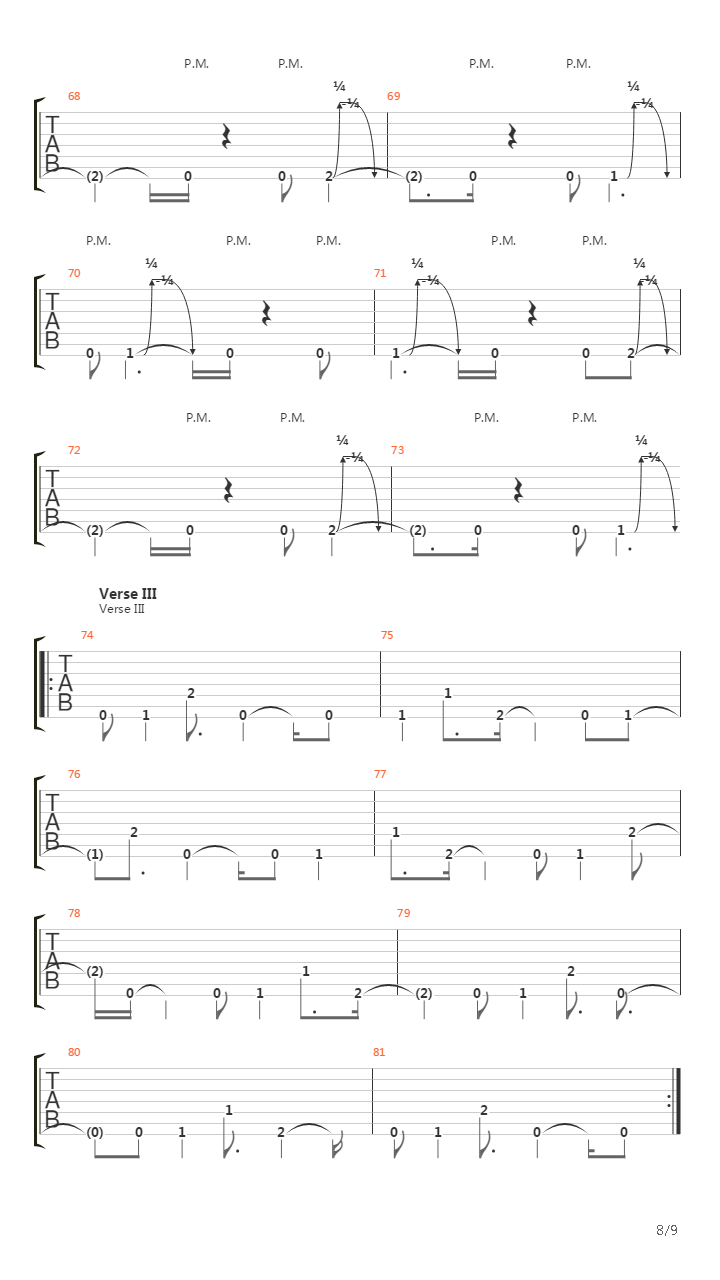 Perpetual Black Second吉他谱