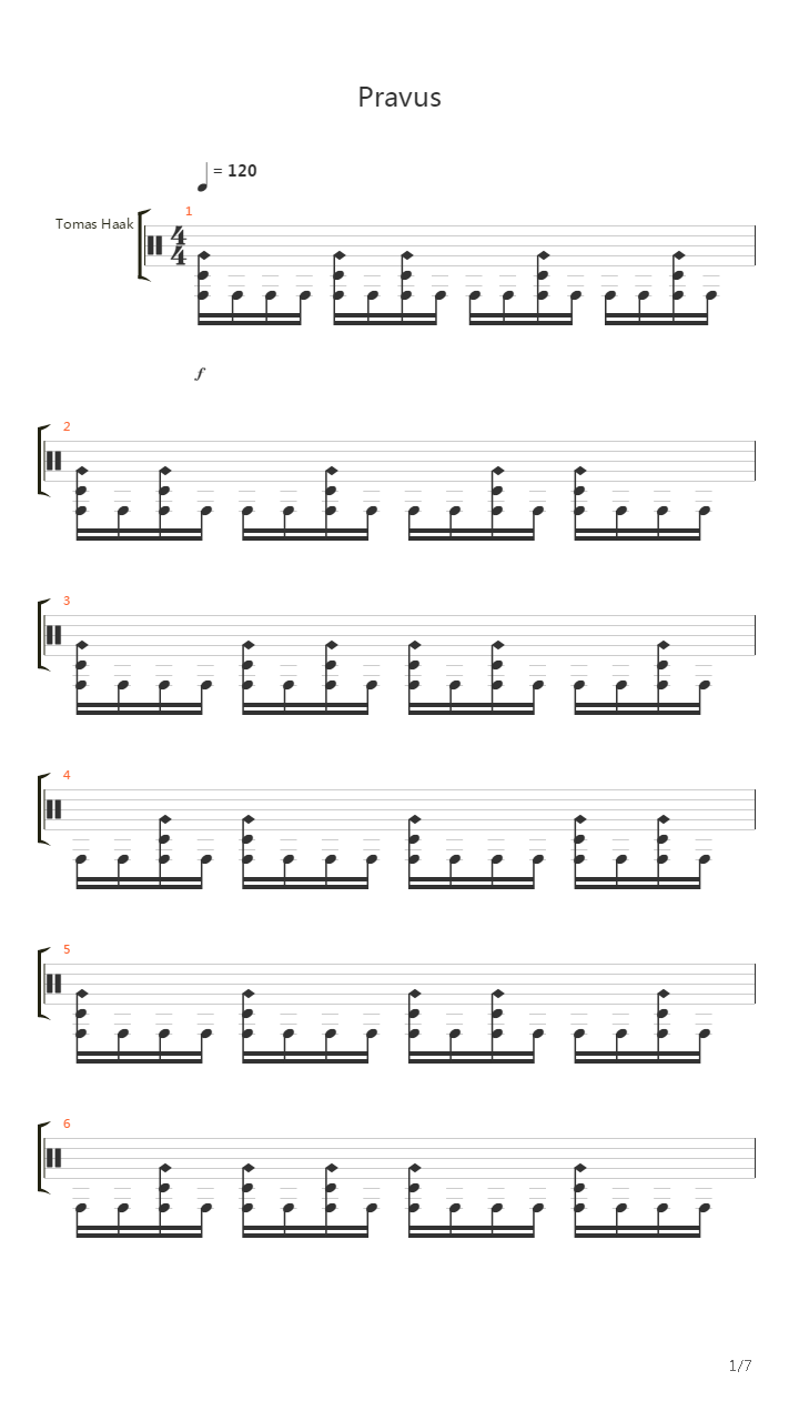 Pravus吉他谱