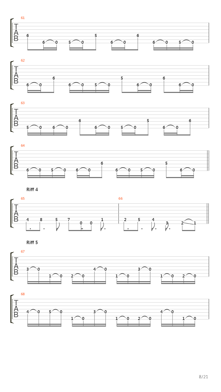 Pravus吉他谱