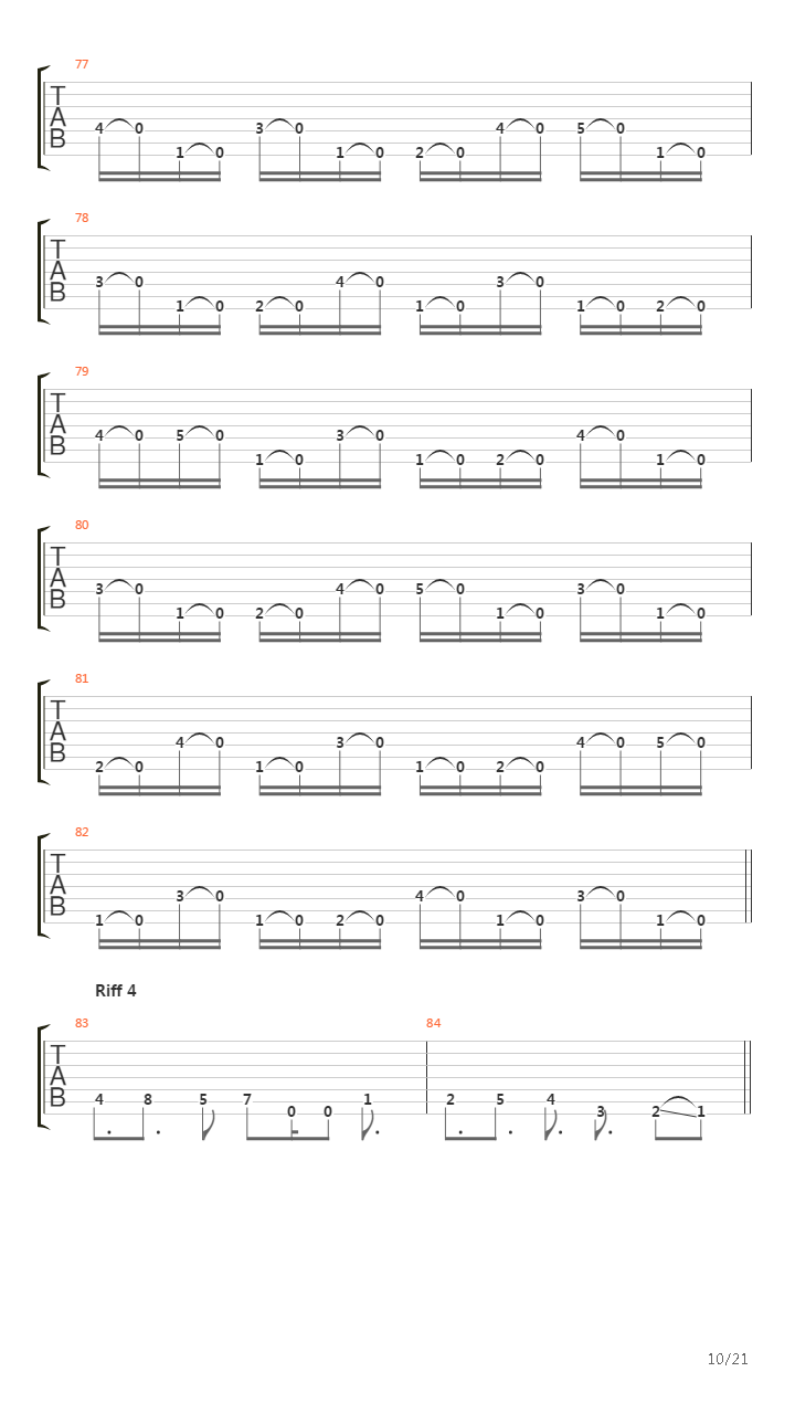 Pravus吉他谱