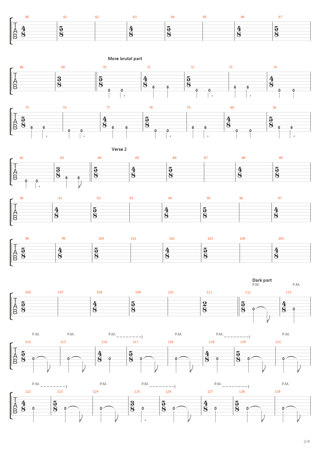 Shed吉他谱