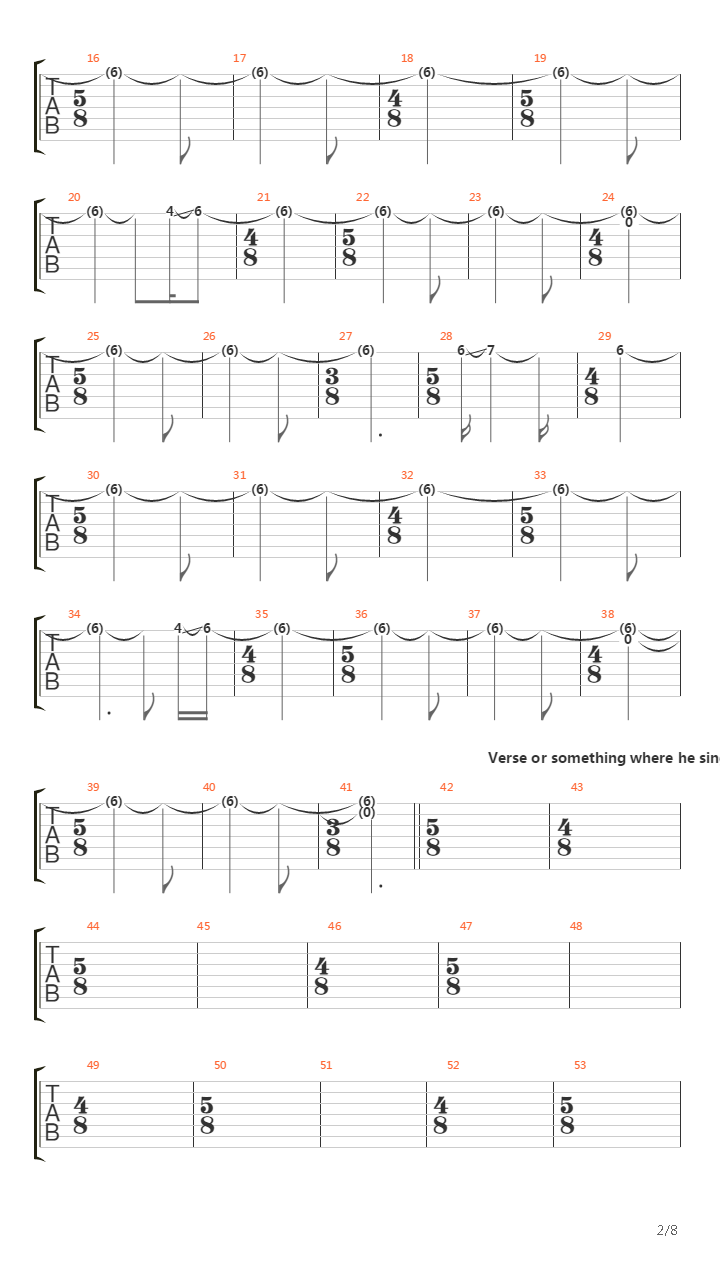 Shed吉他谱