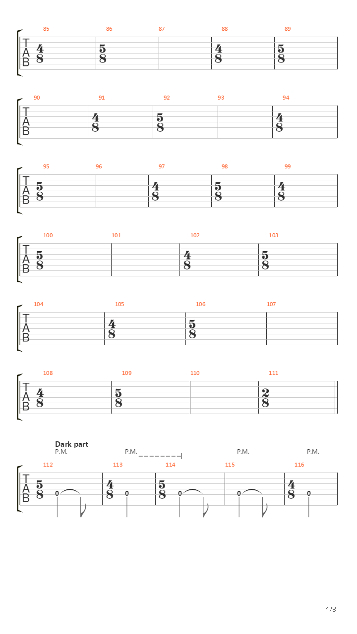 Shed吉他谱