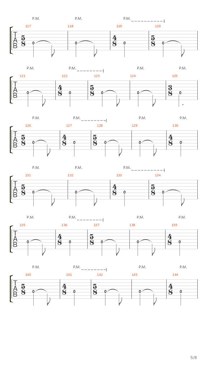 Shed吉他谱