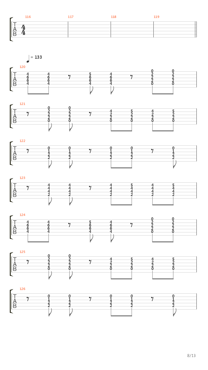 156吉他谱