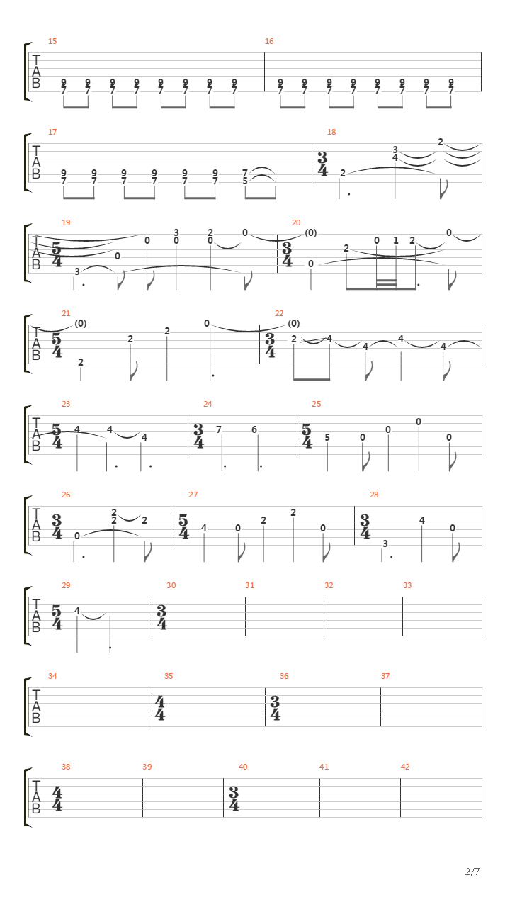 Eight Flew Over One Was Destroyed吉他谱