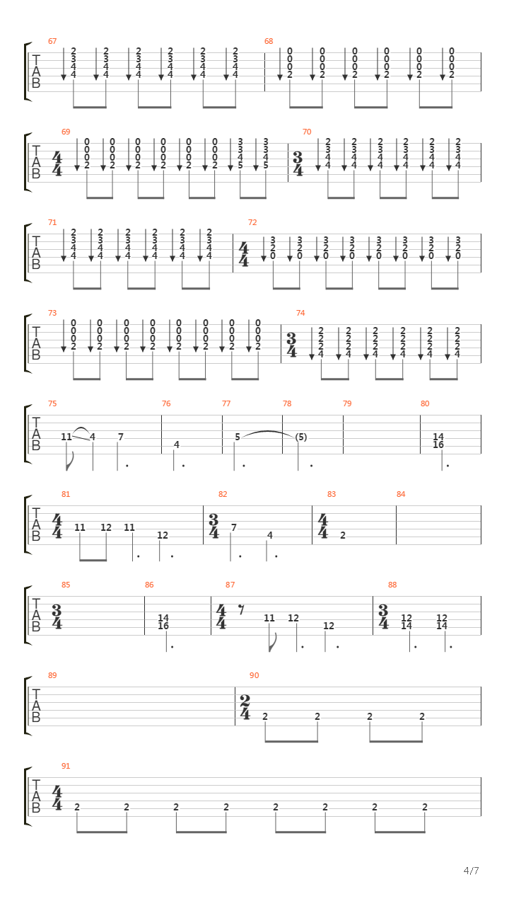 Eight Flew Over One Was Destroyed吉他谱