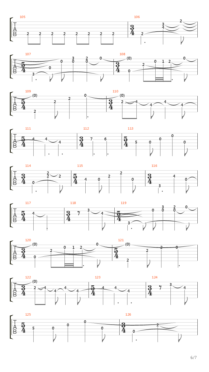 Eight Flew Over One Was Destroyed吉他谱