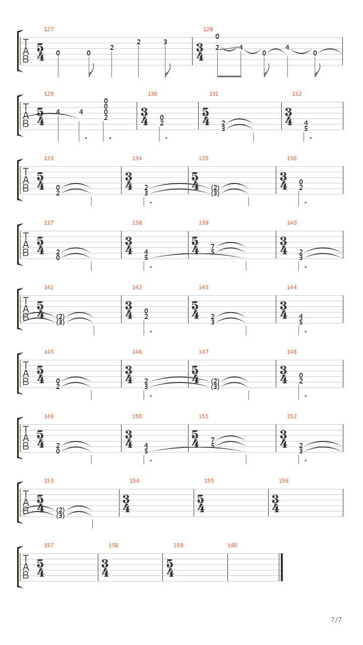 Eight Flew Over One Was Destroyed吉他谱