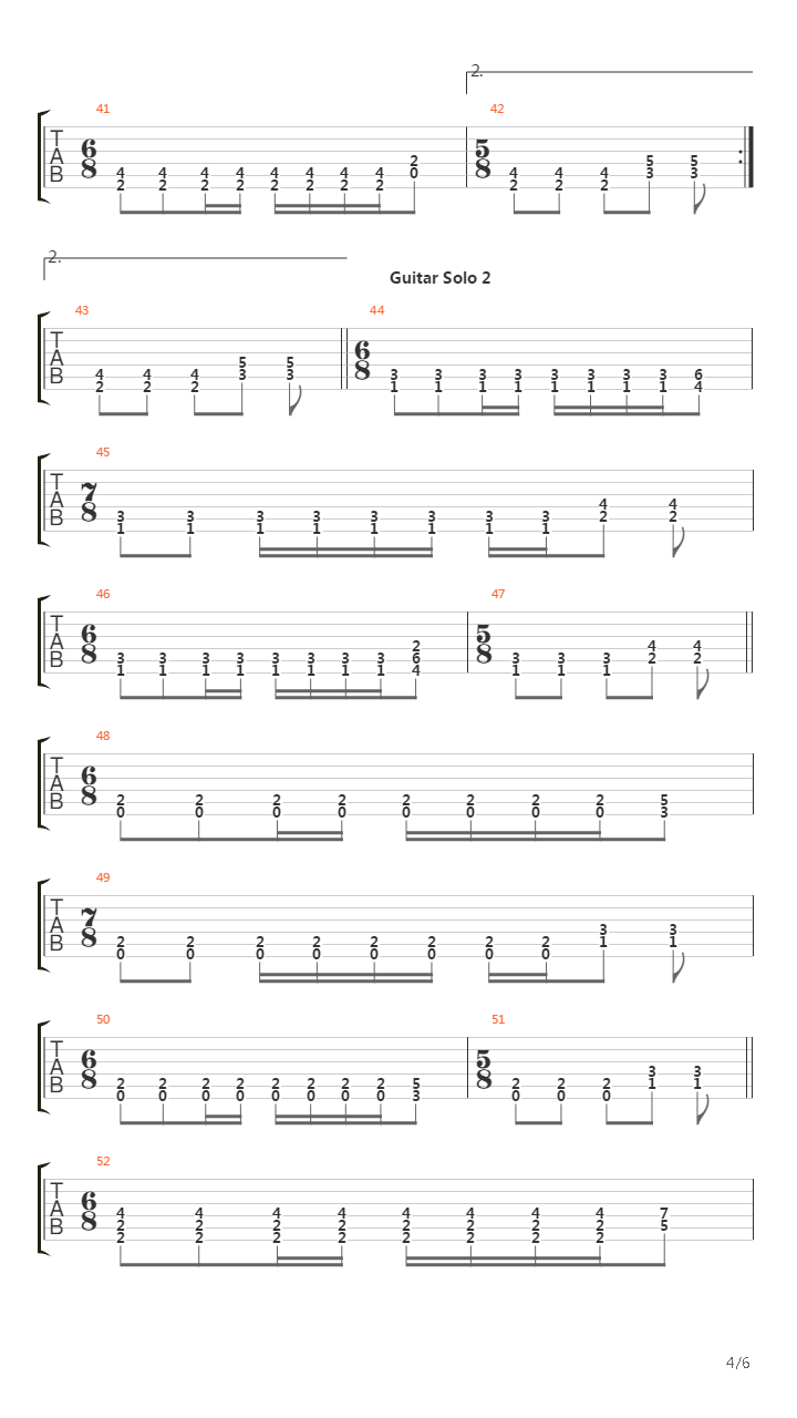 Alpha Sector 2吉他谱