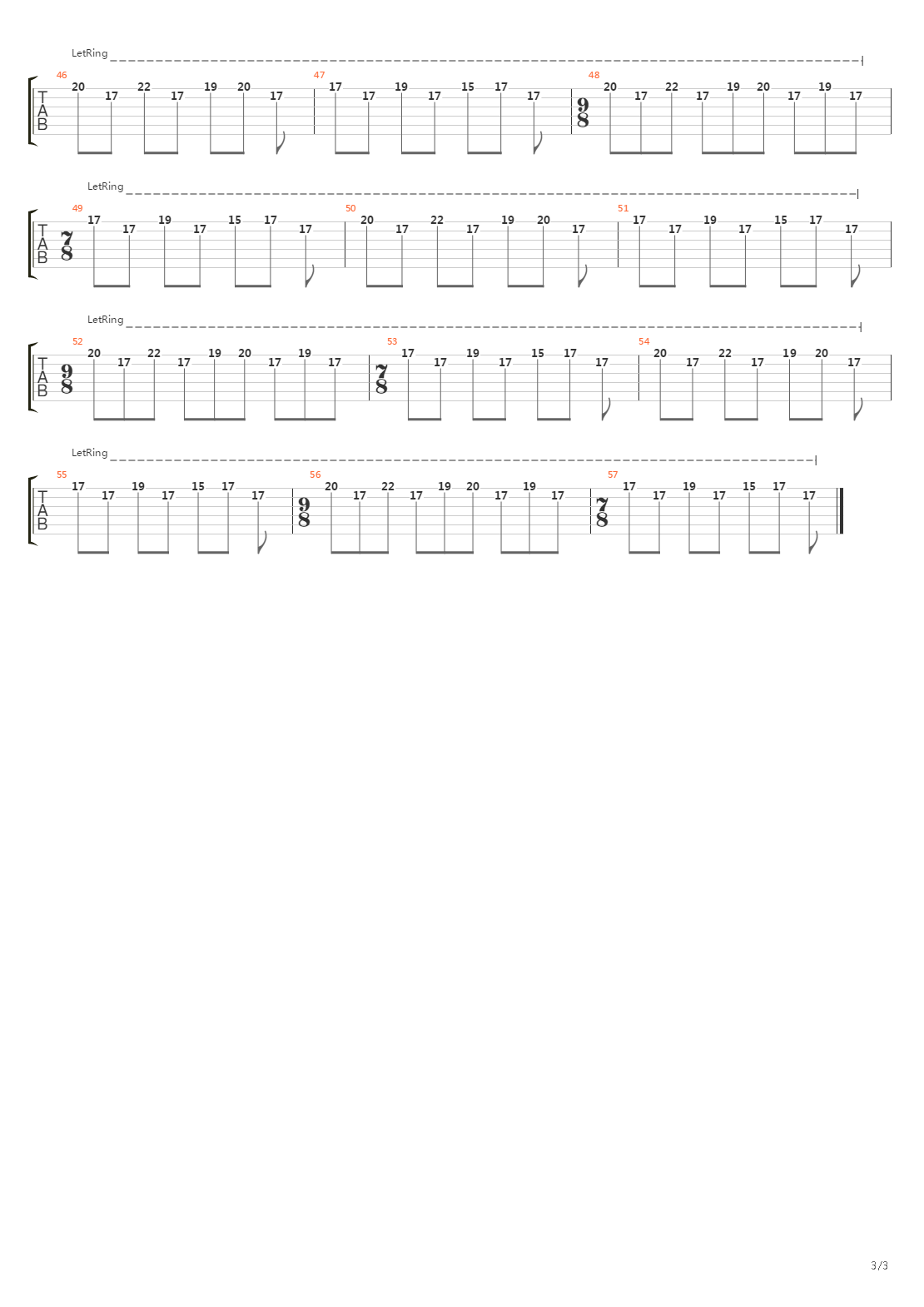 Tubular Bells Part 1吉他谱