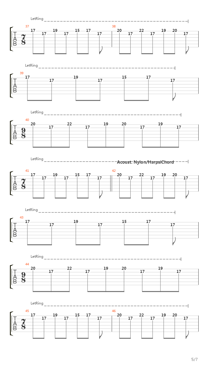 Tubular Bells Part 1吉他谱