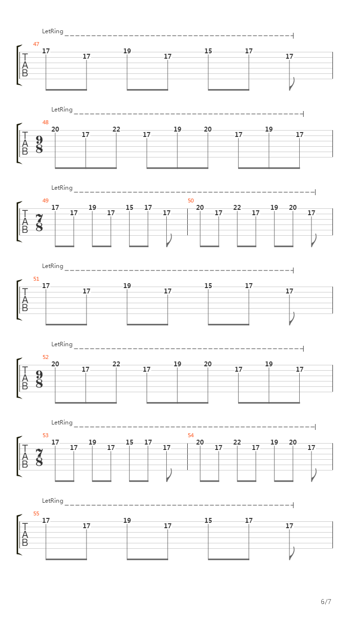 Tubular Bells Part 1吉他谱