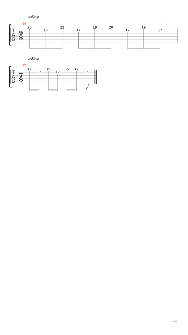 Tubular Bells Part 1吉他谱