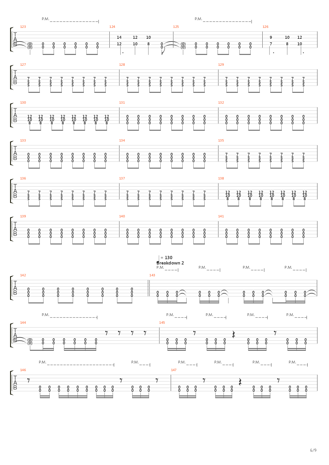 Architect吉他谱