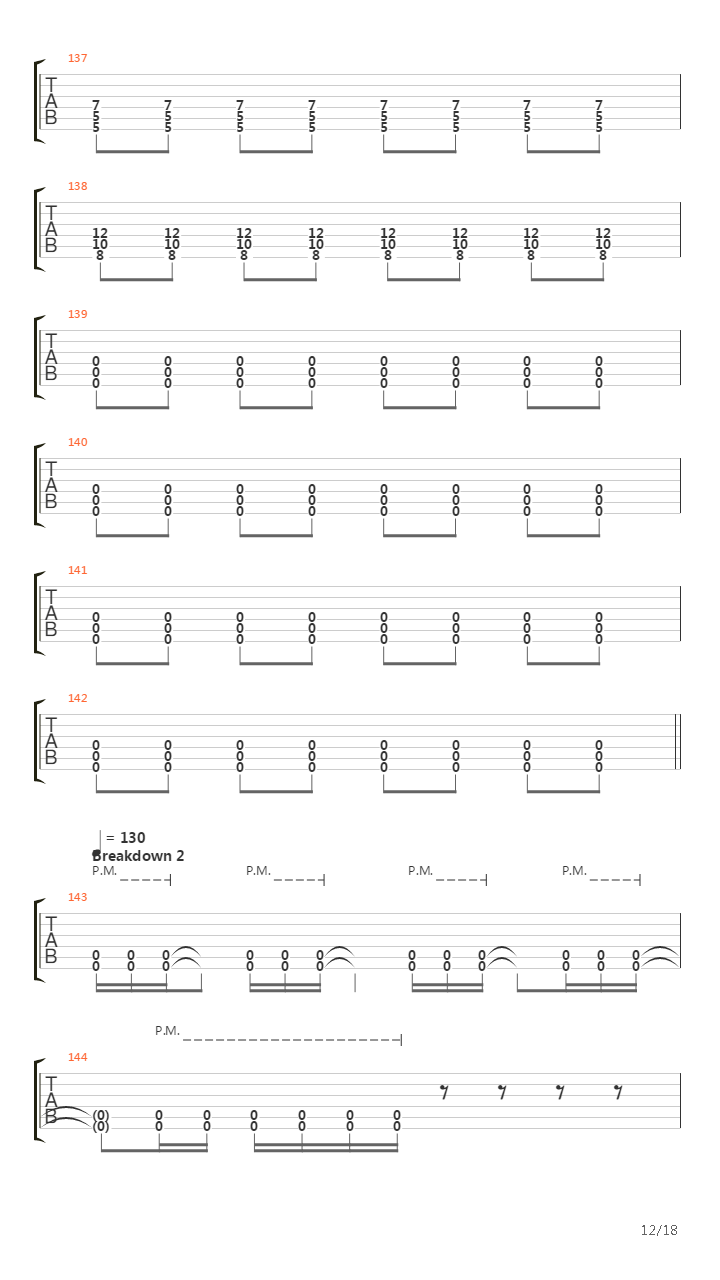 Architect吉他谱