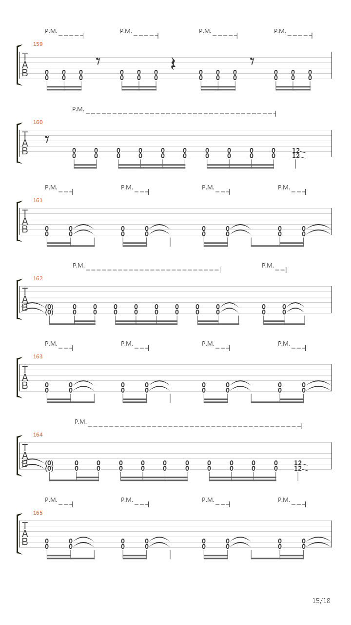 Architect吉他谱