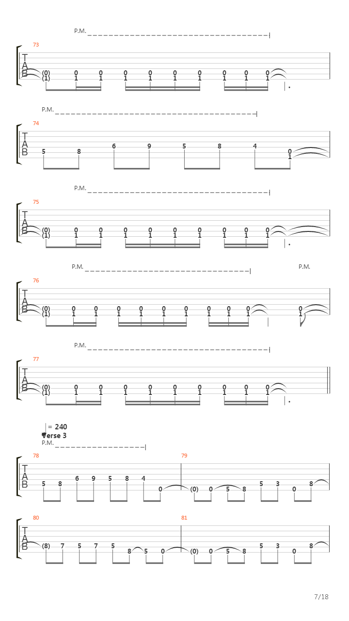 Architect吉他谱