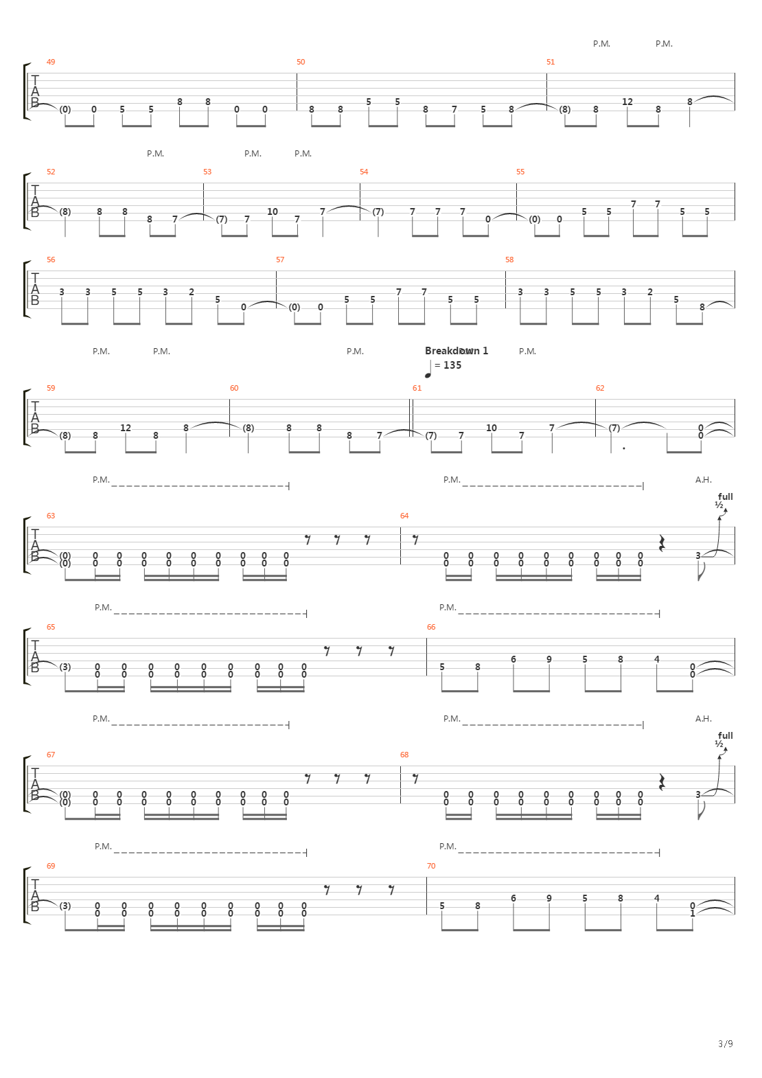 Architect吉他谱