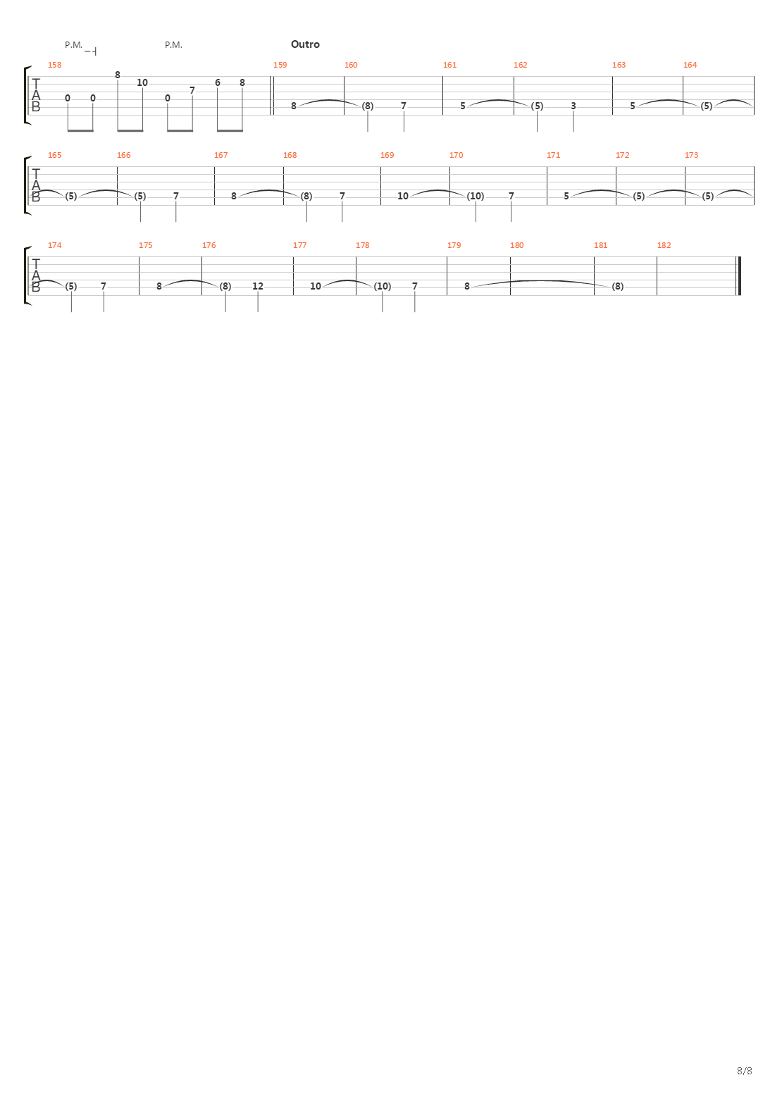 Mass Of A Dying Breed吉他谱