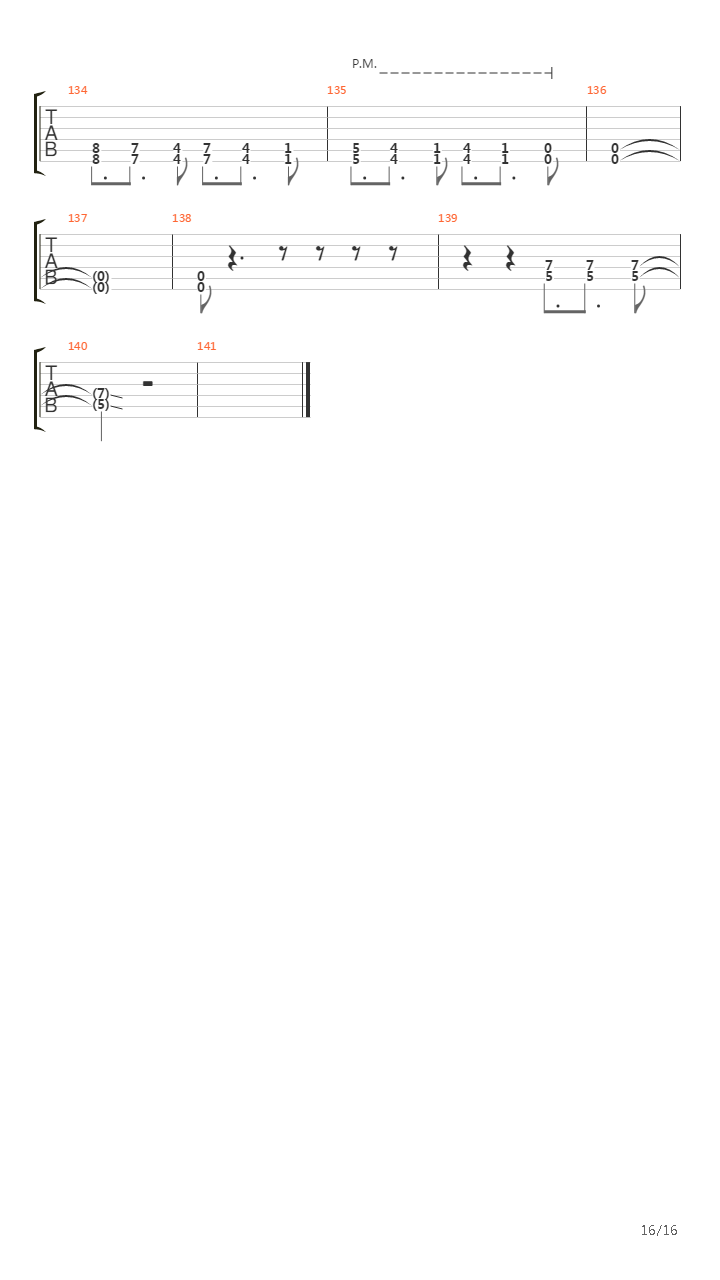 Rust吉他谱