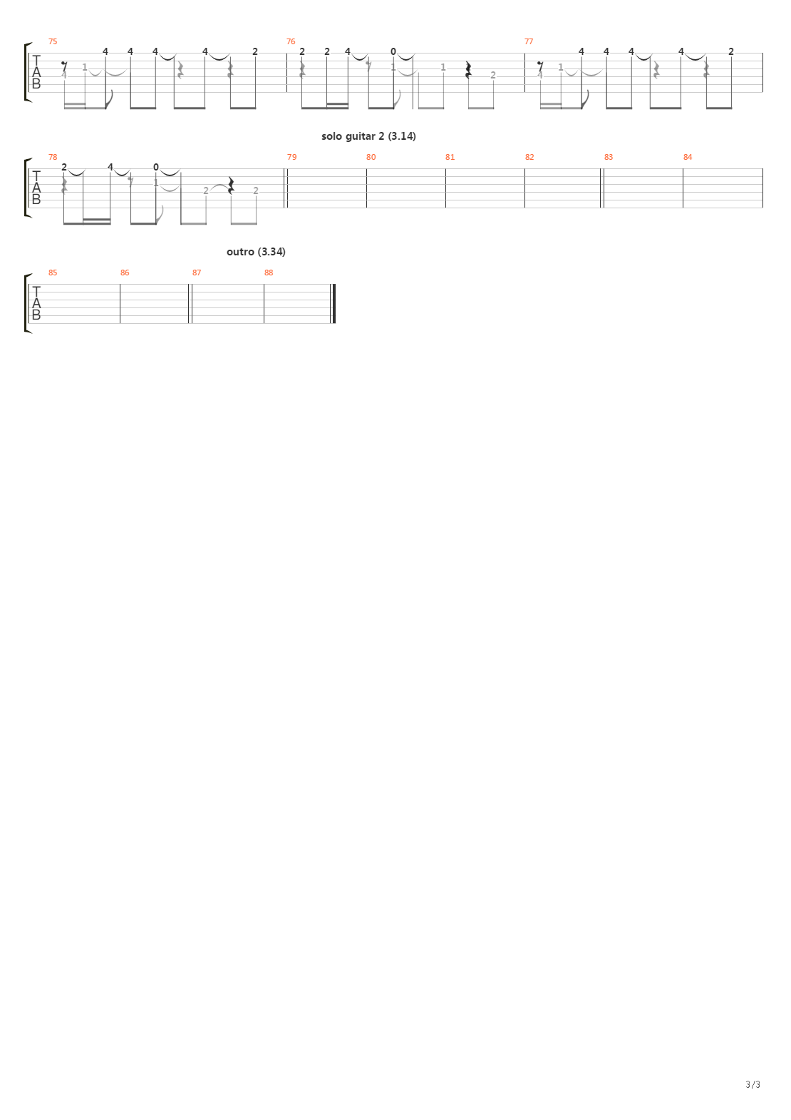 Southside吉他谱