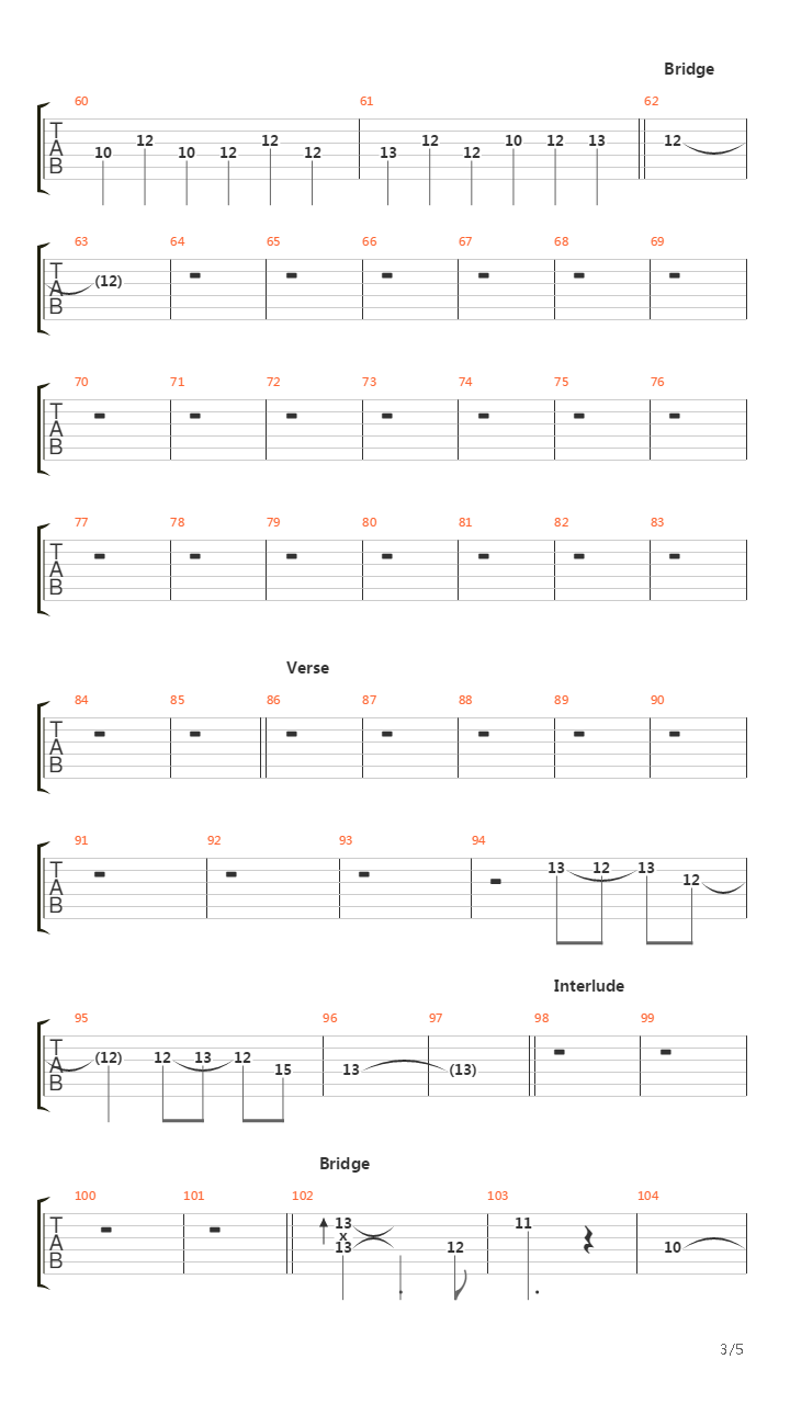 Bukowski吉他谱