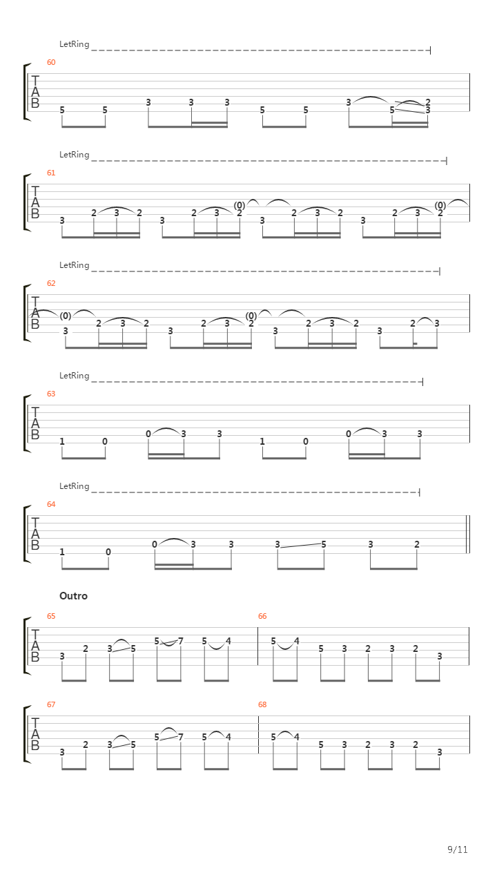 Custom Concern吉他谱