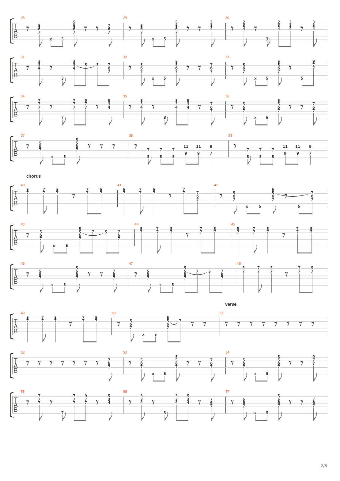 Dashboard吉他谱