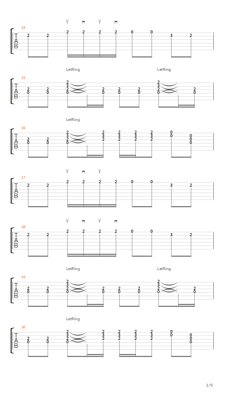 Paper Thin Walls吉他谱