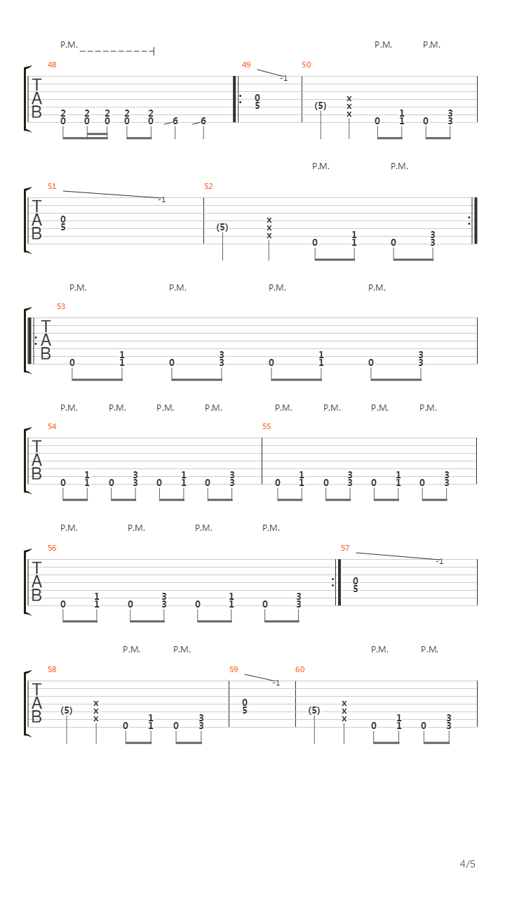 He Who Sleeps吉他谱