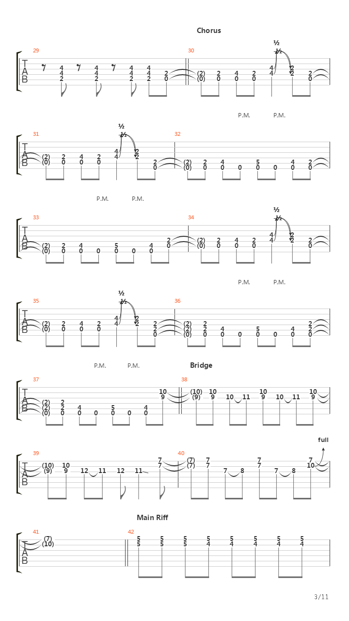 Same Old Situation吉他谱