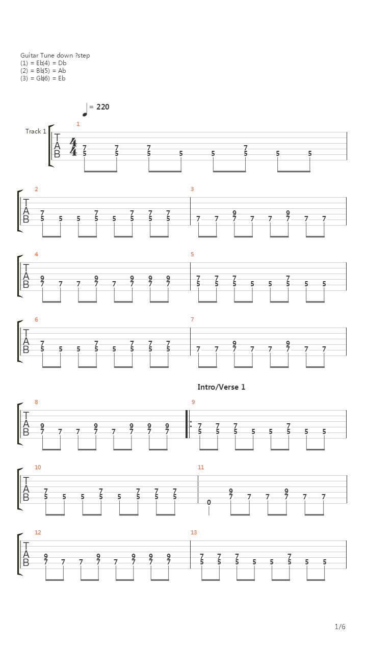 No Voices In The Sky吉他谱