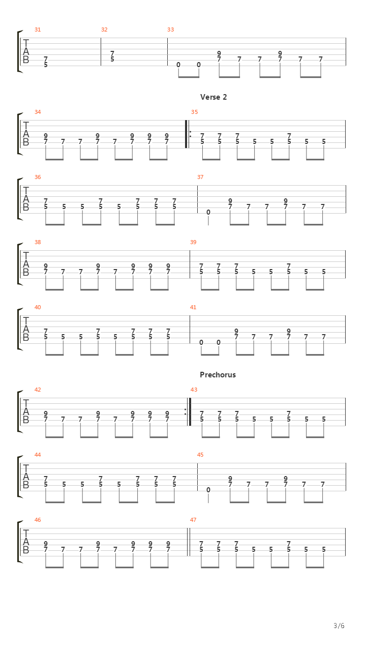 No Voices In The Sky吉他谱