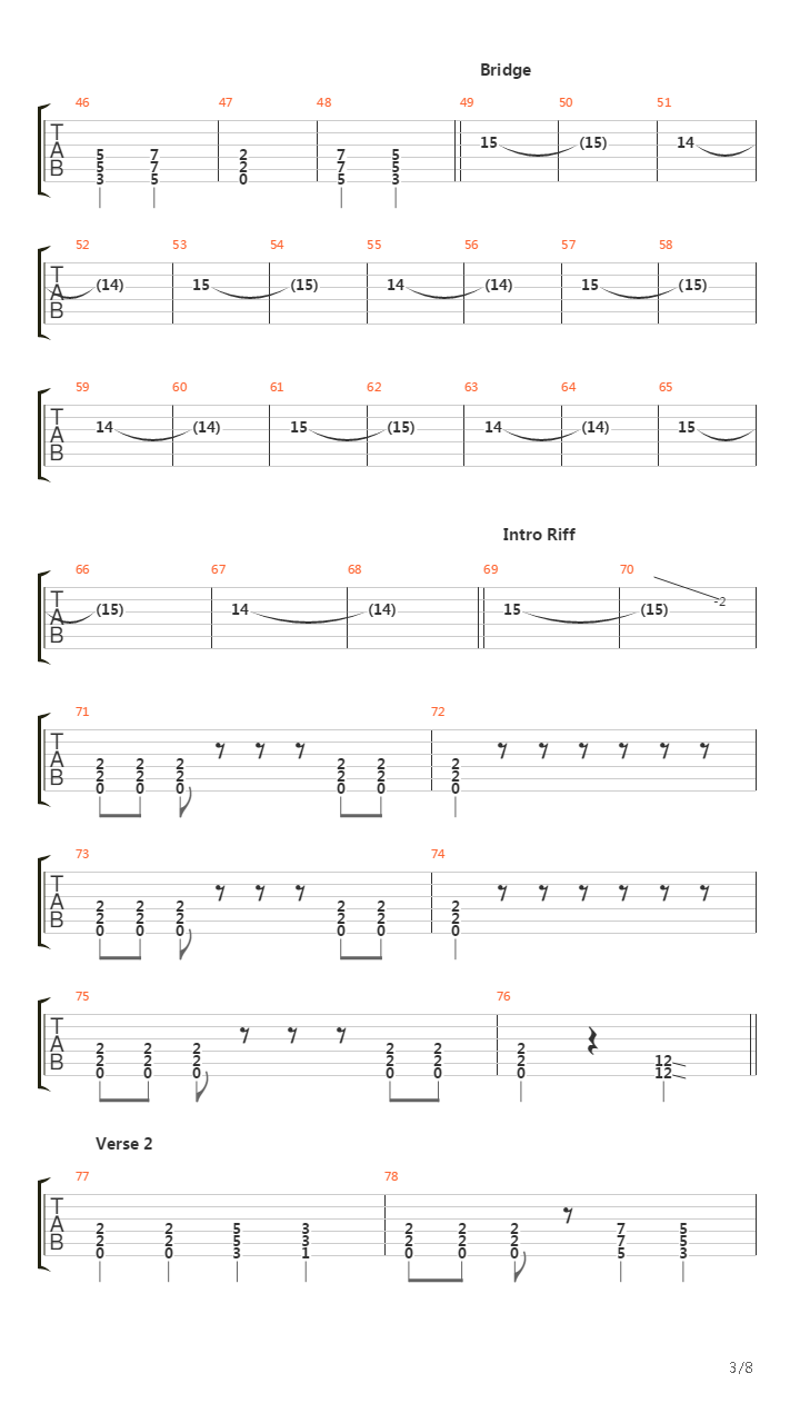 The Game吉他谱